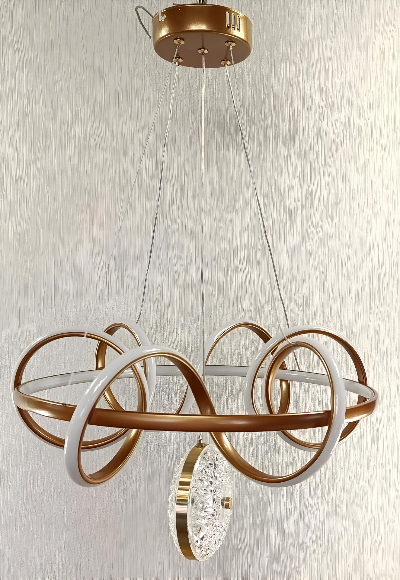 3 KADEMELİ BRONZ HELEZİON BRONZ LED AVİZE