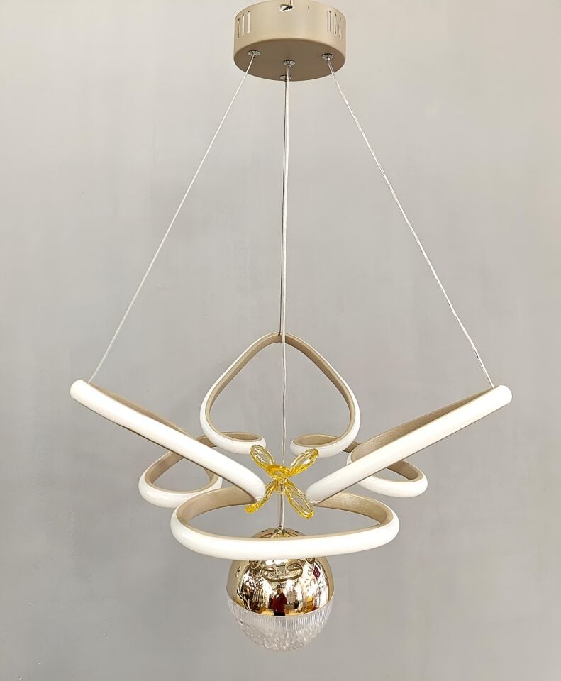 3KOLLU KELEBEK ŞEKER TOPLU CAPPİCUNO LED AVİZE