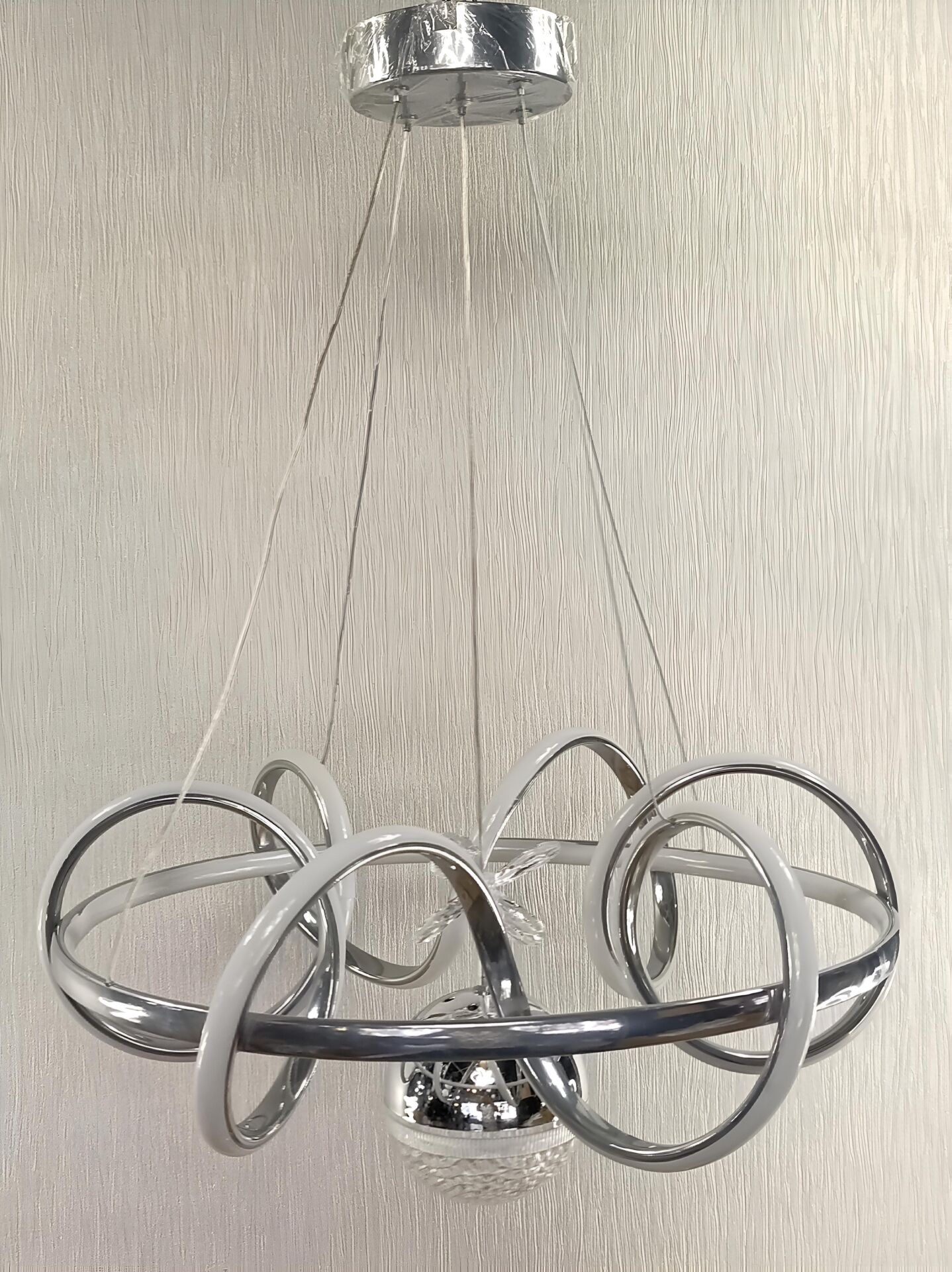 HELEZON 3 RENK KROM MODERN AVİZE