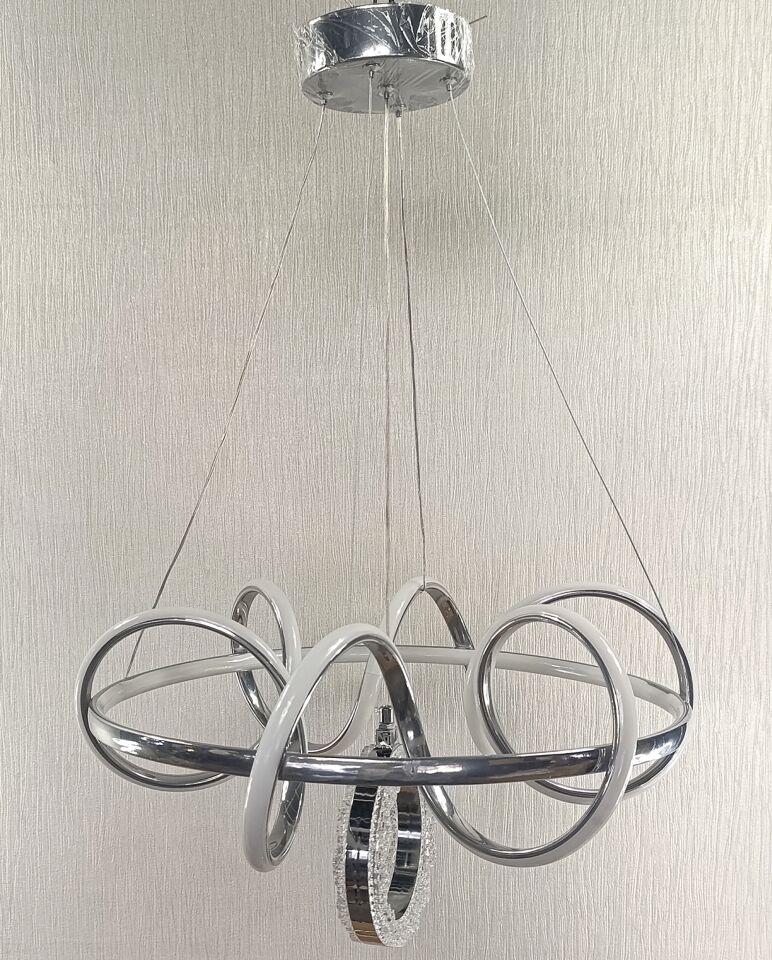 HELEZON 3 RENK KROM MODERN AVİZE