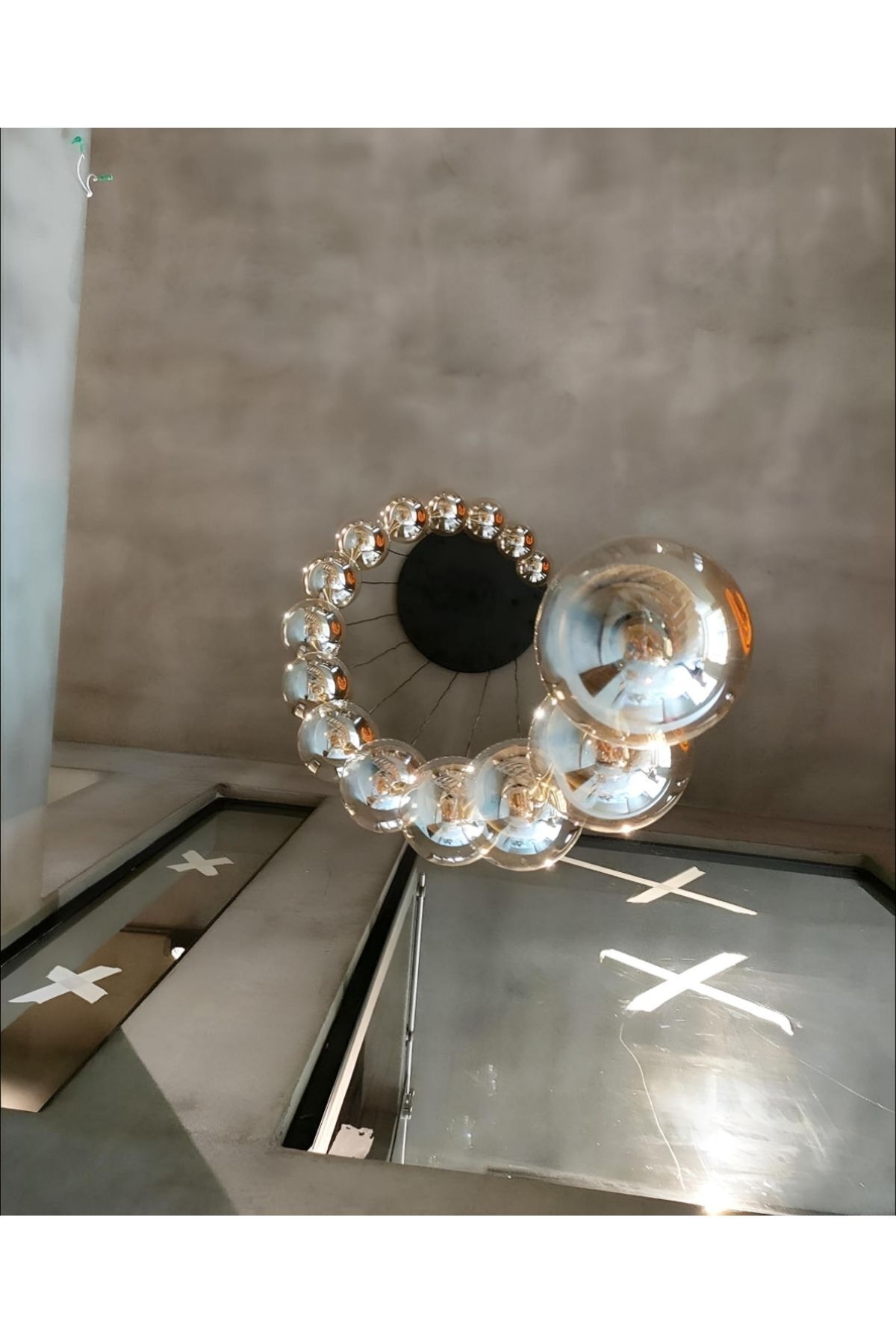 70lik 15 Li Dönerli Sarkıt Galeri Boşluğu Modern Avize