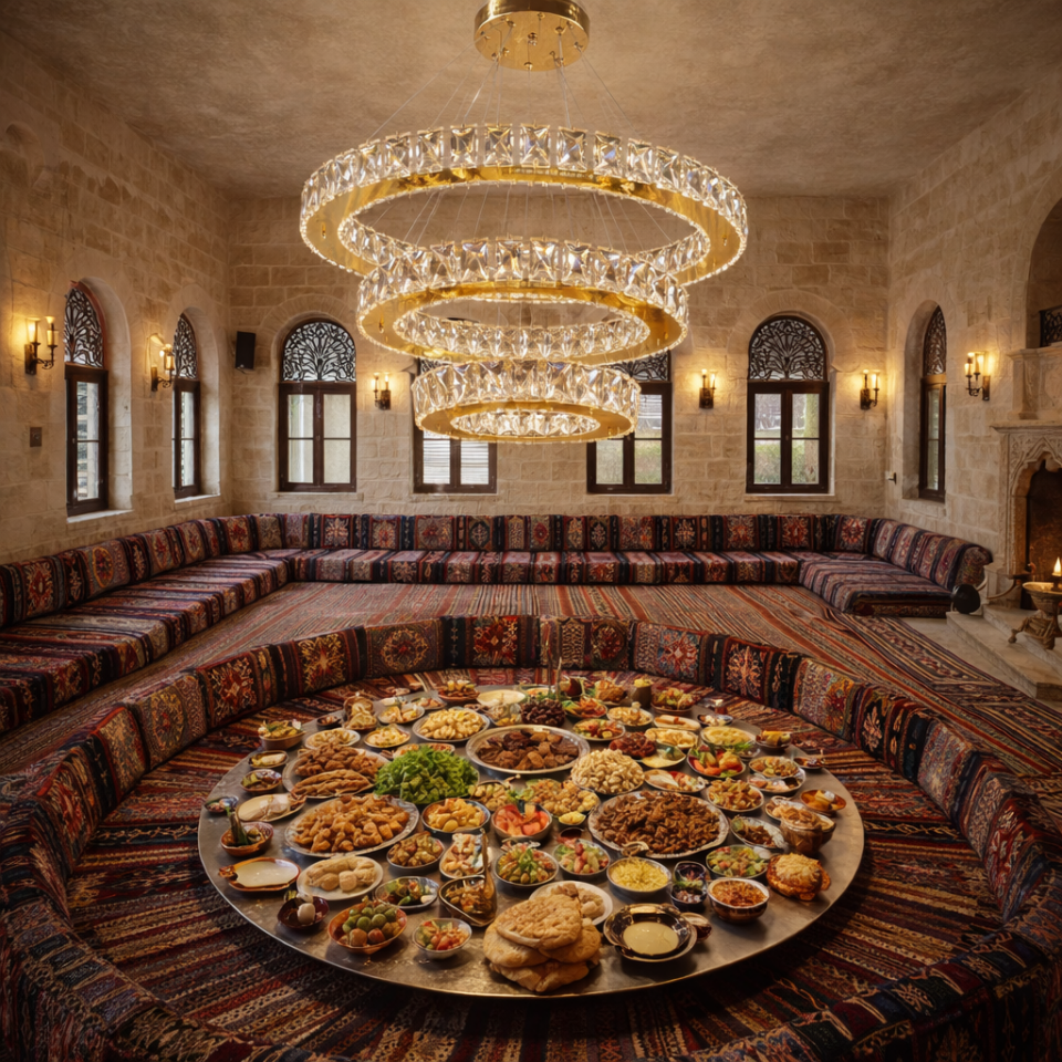 KRİSTAL TAŞLI 3 KATLI LED AVİZE GOLD RENK