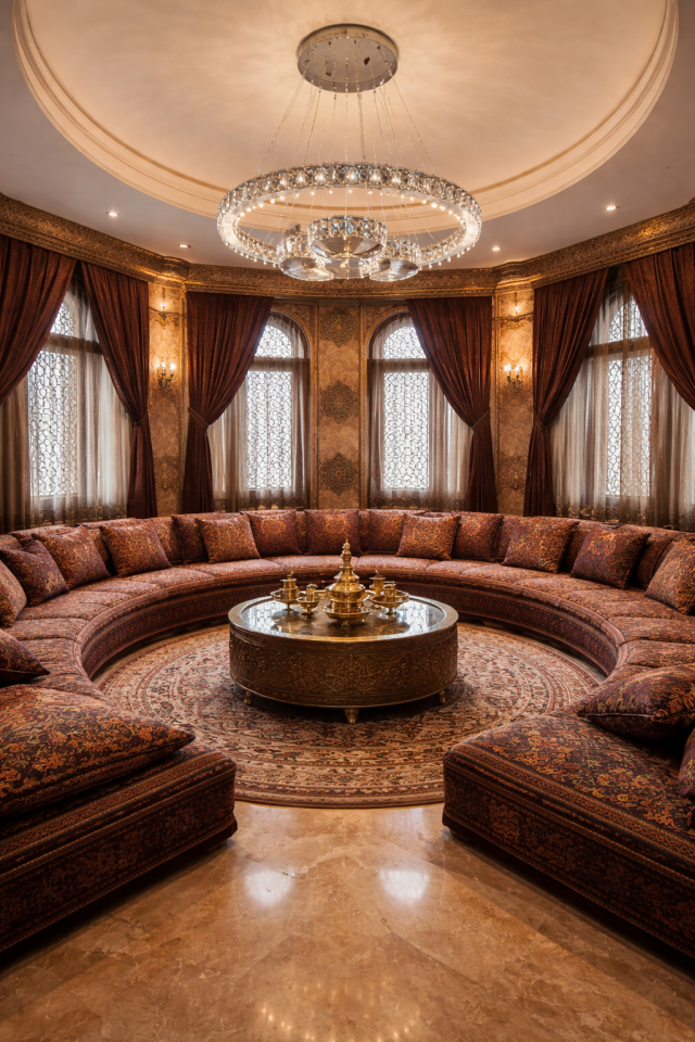 KRİSTAL TAŞLI 3 DAİRE KRİSTALİ LED AVİZE GÜMÜŞ RENK