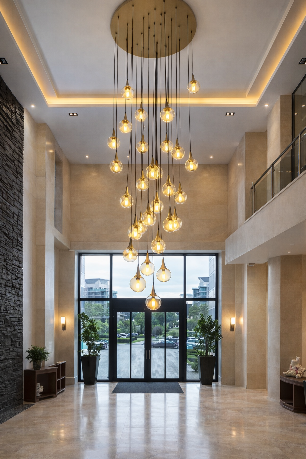 MODERN BAL CAMLI 30 LU GALERİ BOŞLUĞU SARKIT ESKİTME GOLD