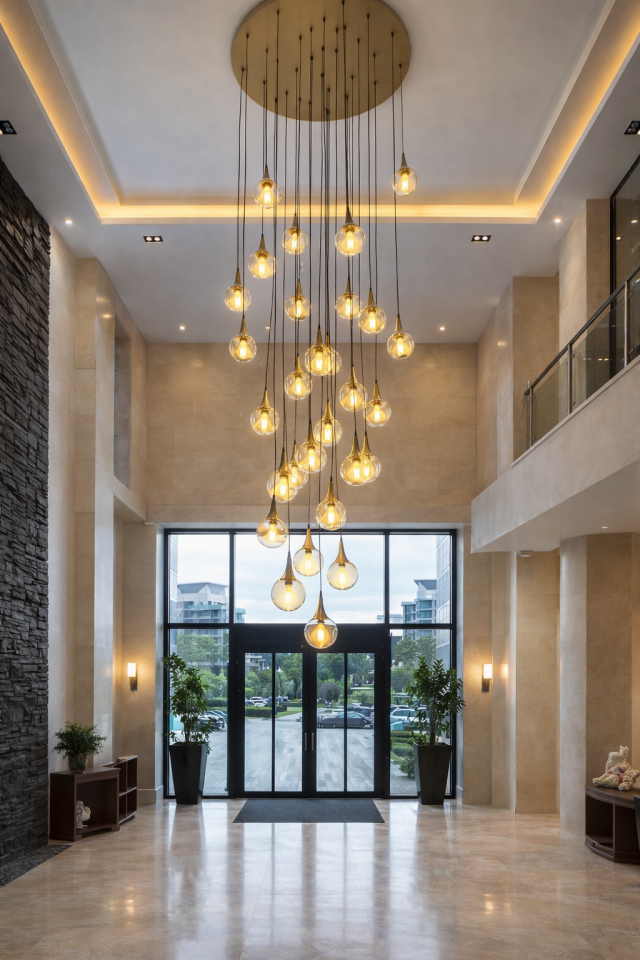 MODERN BAL CAMLI 30 LU GALERİ BOŞLUĞU SARKIT ESKİTME GOLD