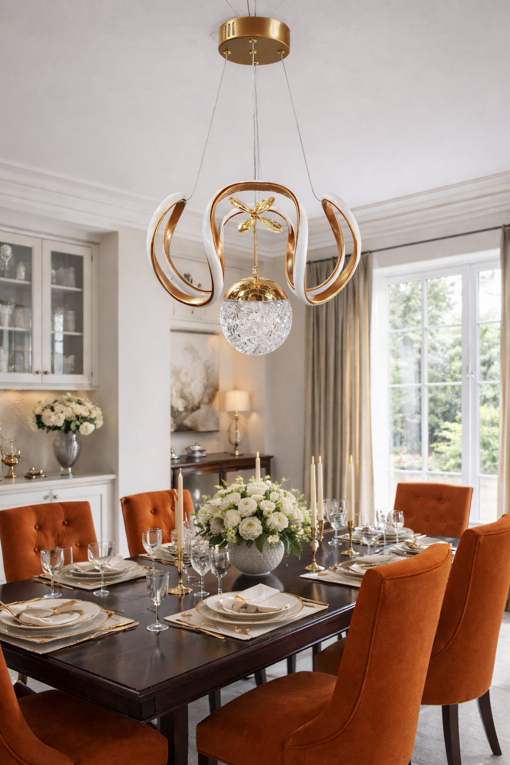 MODERN TOPLU DRON MODEL LED AVİZE BRONZ