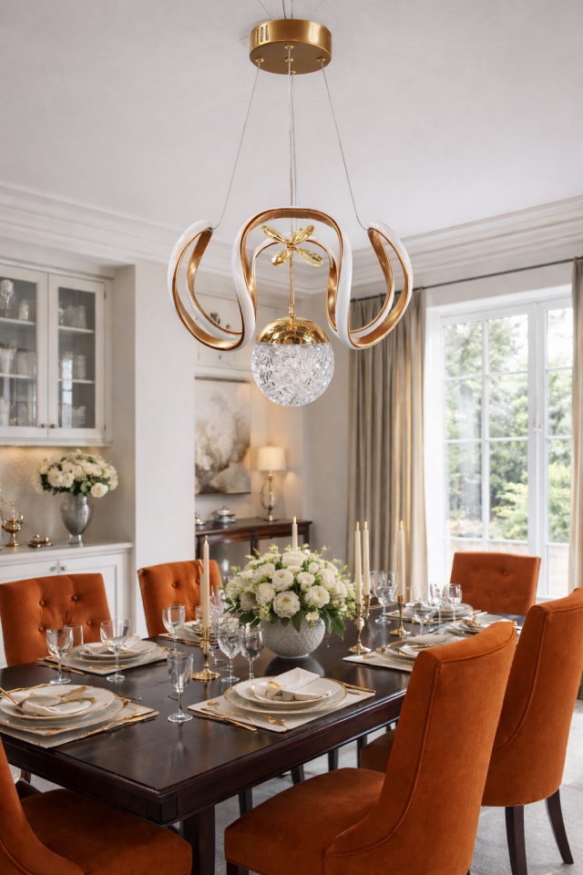 MODERN TOPLU DRON MODEL LED AVİZE BRONZ