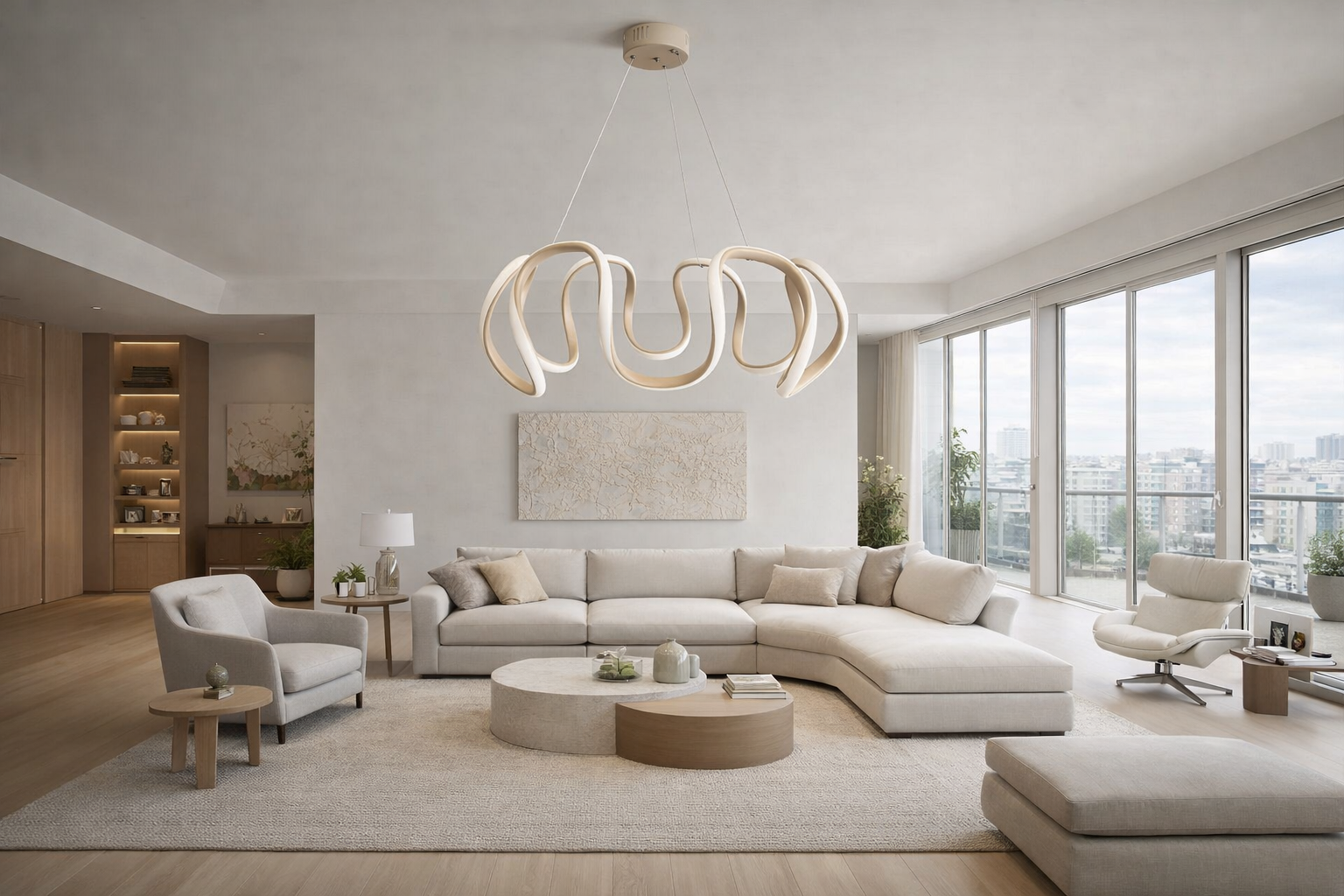 MODERN AHTAPOT MODEL LED AVİZE KİREMİT